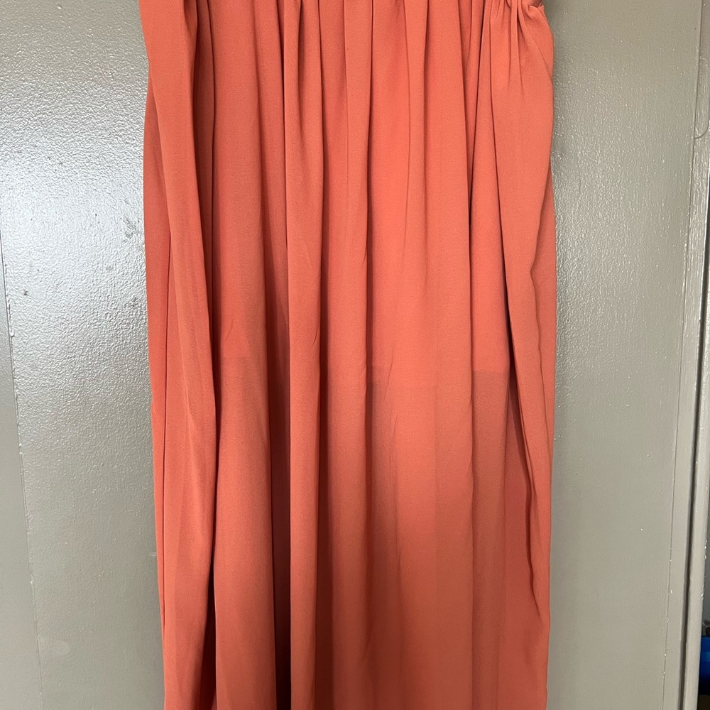 Forever 21 Coral Maxi Skirt